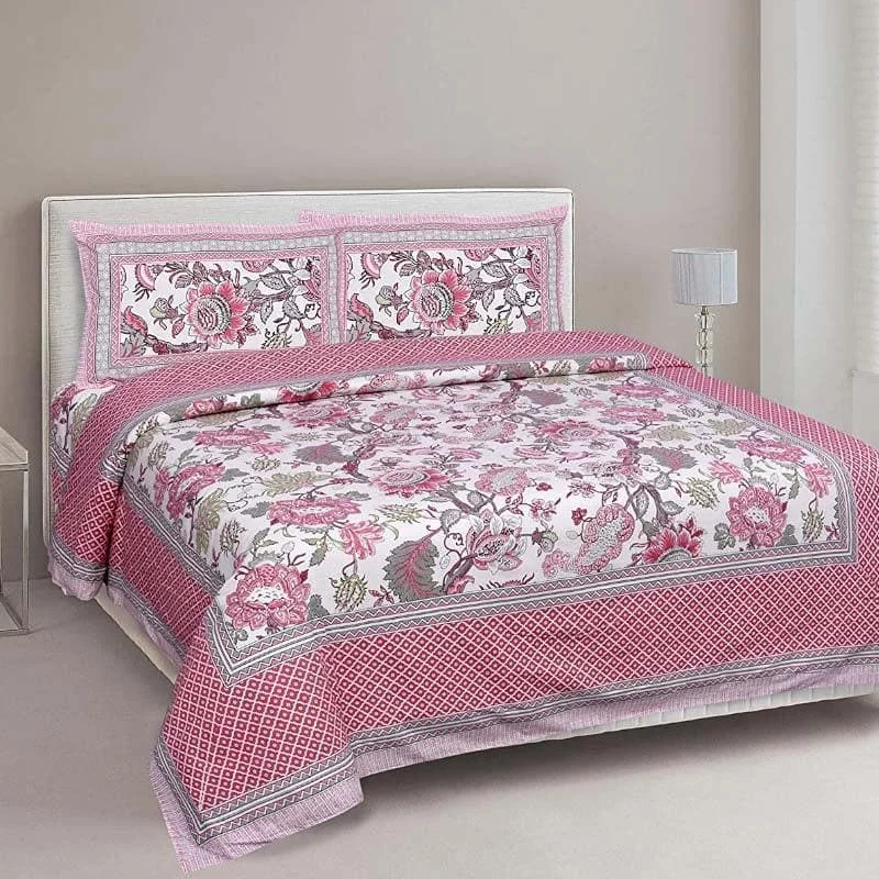 Floral Frenzy Bedsheet