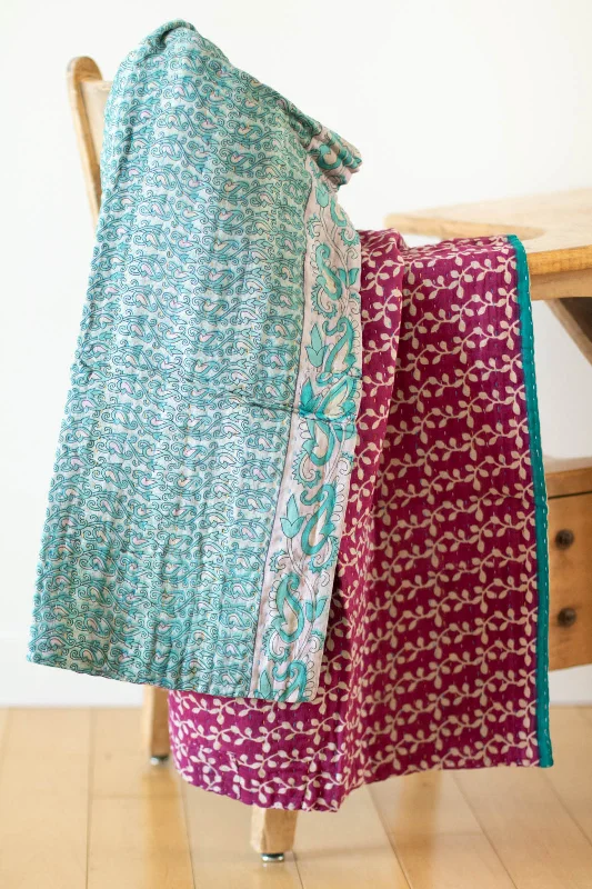 Sweet No. 2 Kantha Baby Blanket