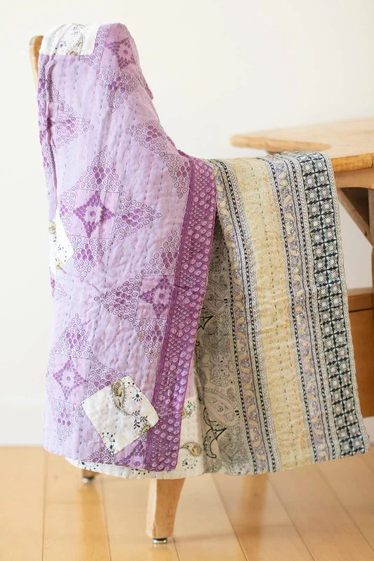 Sweet No. 4 Kantha Baby Blanket