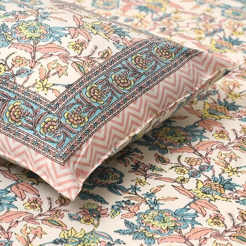 Posy Party Bedsheet - Pink