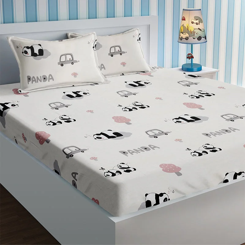 Urban Panda Kids Bedsheet