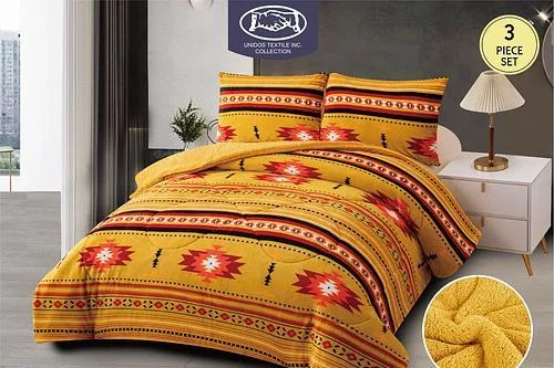 Aztec Yellow Flannel Borrego 3pc