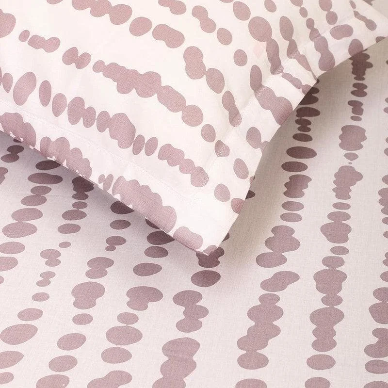 White Abstract Speckled Bedsheet