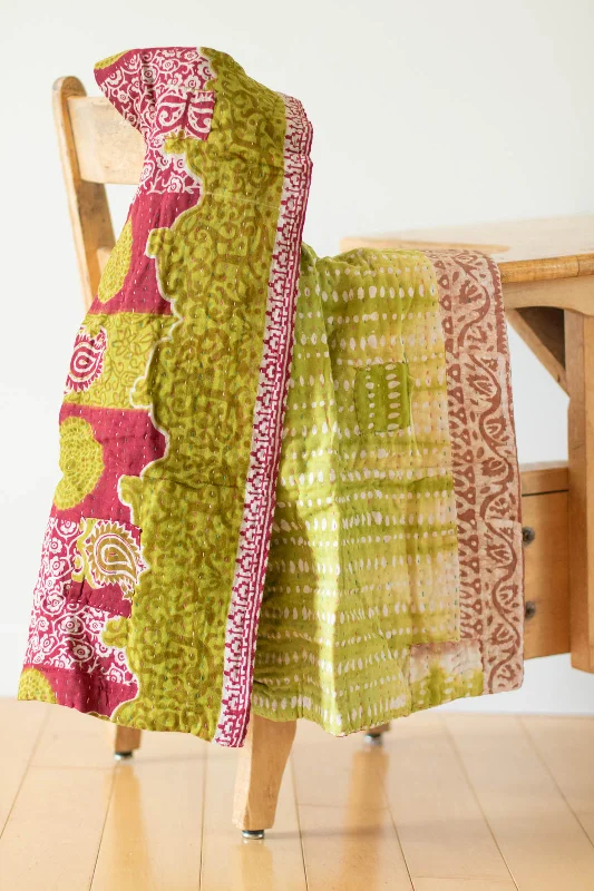 Honey No. 1 Kantha Mini Blanket