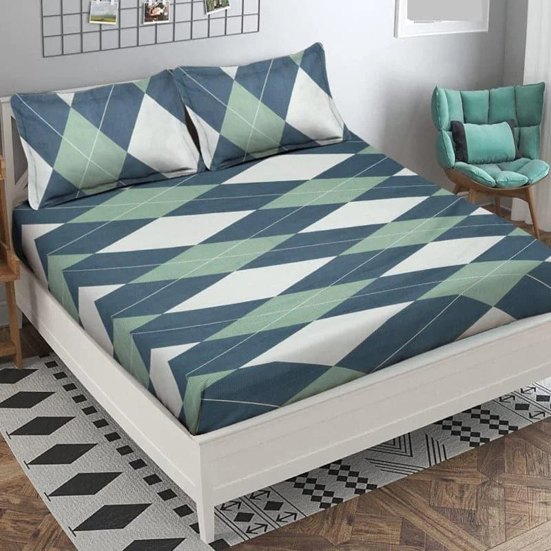 Anahi Grid Bedsheet