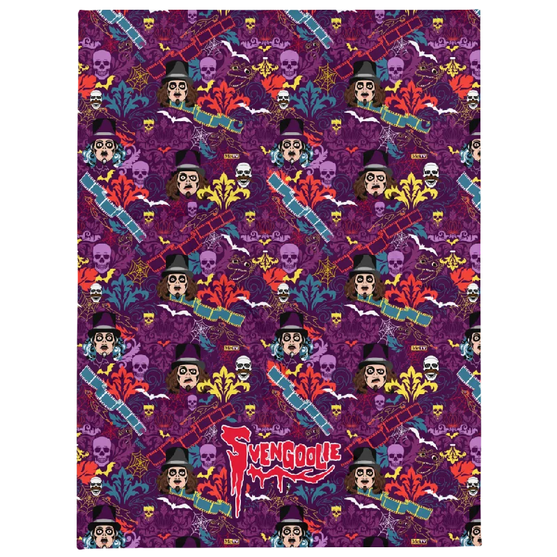 Svengoolie® "Film & Floral" Throw Blanket