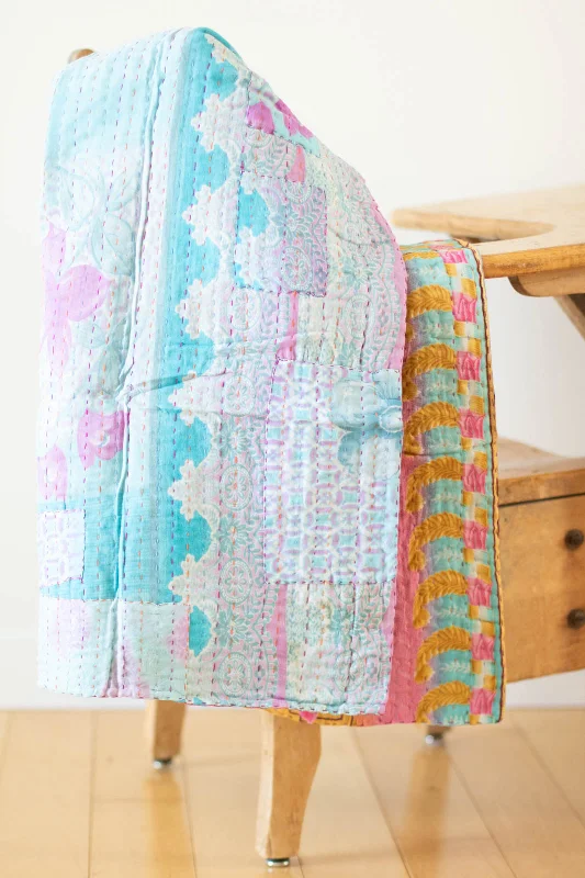 Precious No. 8 Kantha Baby Blanket