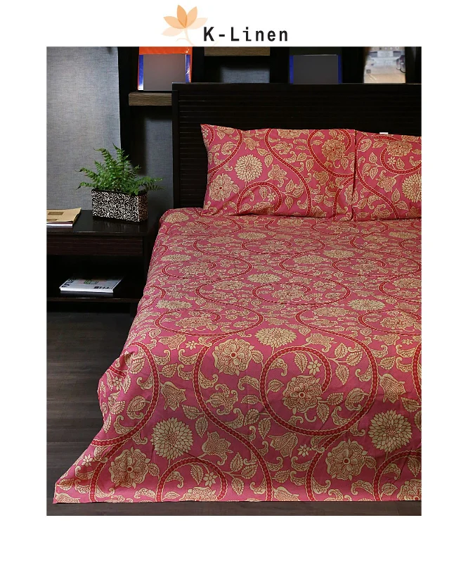 SunKissedVine Cotton Bed Sheet