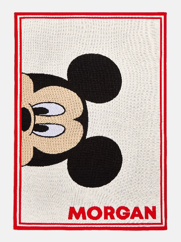 Mickey Mouse Disney Custom Blanket - Red/Tan