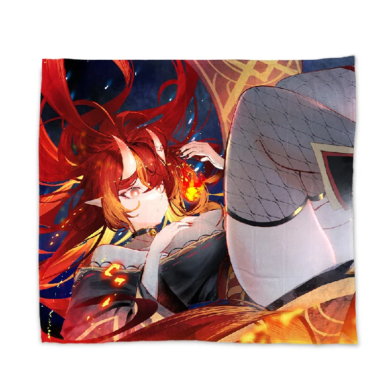 FireOniRei Embers Heart Blanket