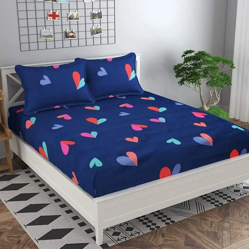 Hearty Hue Bedsheet