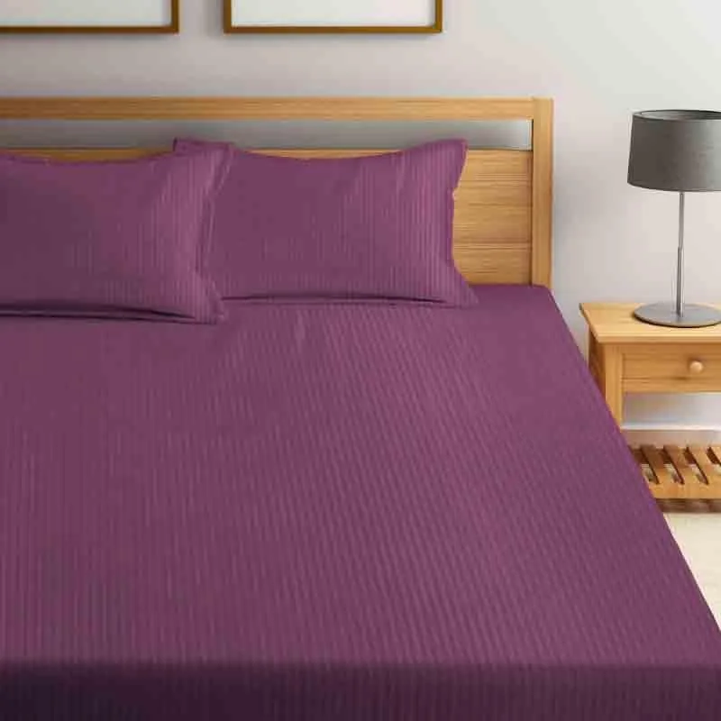 Striped Wonder Bedsheet - Magenta