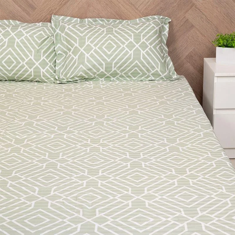 Helga Hume Bedsheet - Green