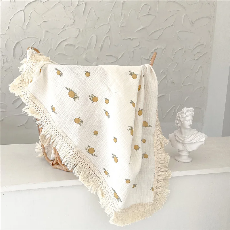 Annie & Charles® Patterned Muslin Blanket